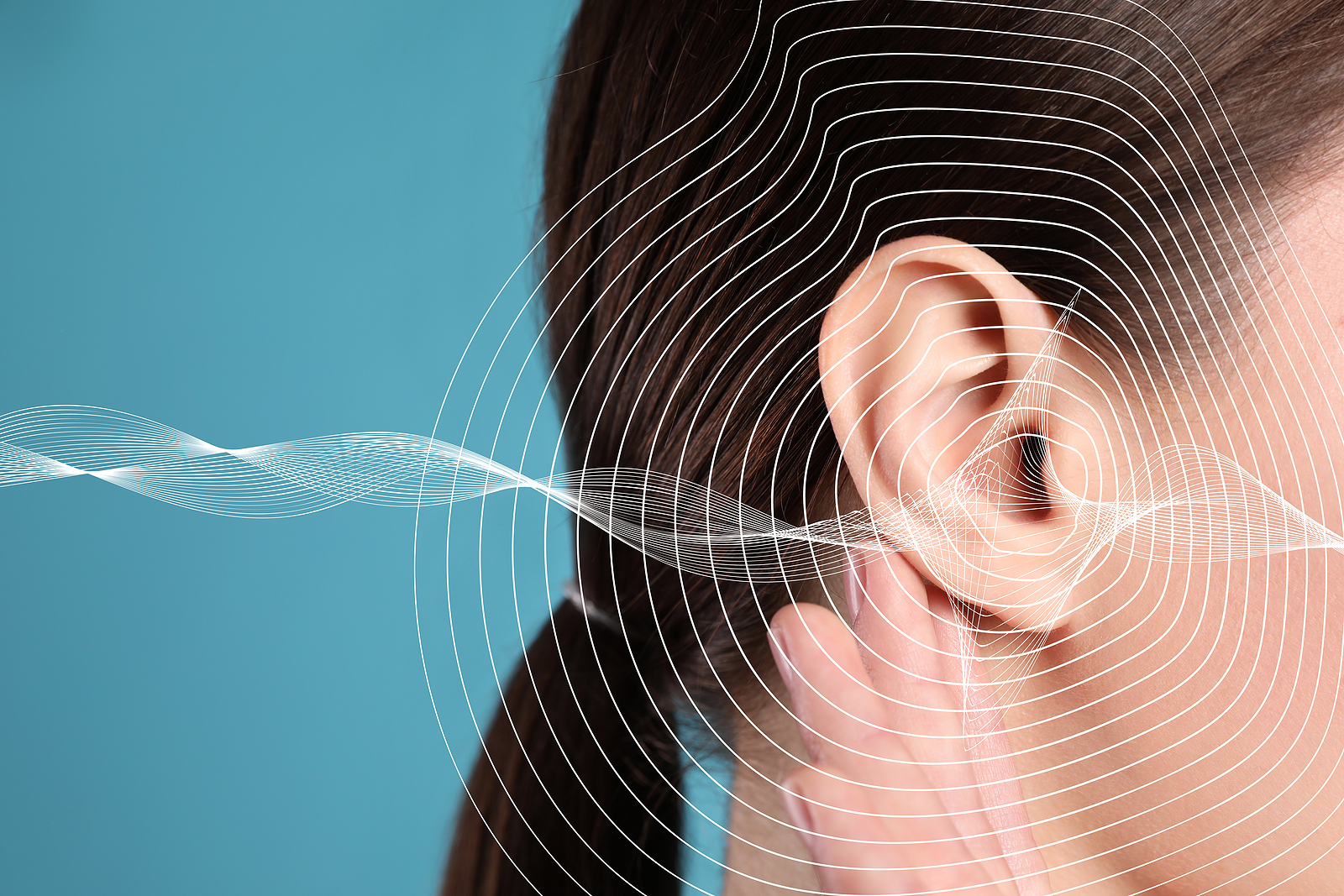 Book a free hearing test - Hearing loss concept