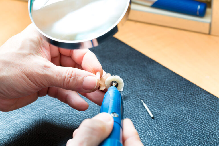 private hearing aids - hearing aid acoustician at work