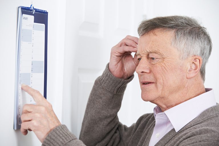 Hearing test Huddersfield - elder man with dementia